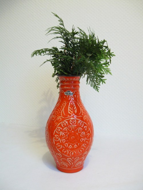 70er Vase Orange