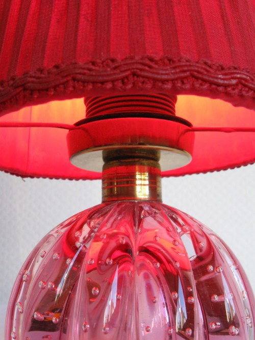 Bild 6 von 60er Tischlampe Muranoglas