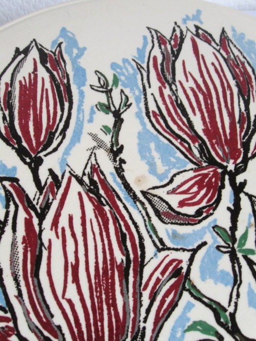 Bild 2 von 50er Tortenplatte mit Magnolienblüten