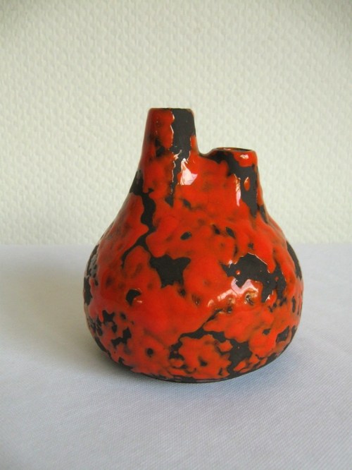 Bild 2 von 70er Vase Lava Orange