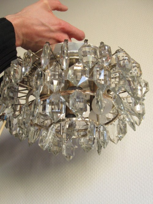 Bild 1 von 70er Kristall Lampe