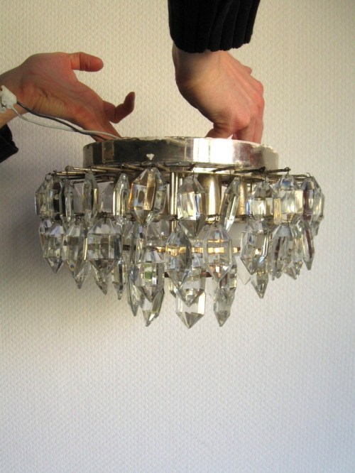 Bild 2 von 70er Kristall Lampe