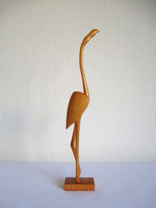 Bild 1 von 60er Holz Flamingo