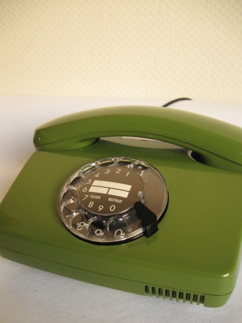 80er Telefon Grün