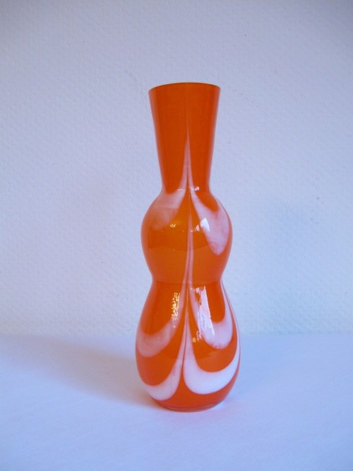 Bild 2 von 70er Vase Orange 