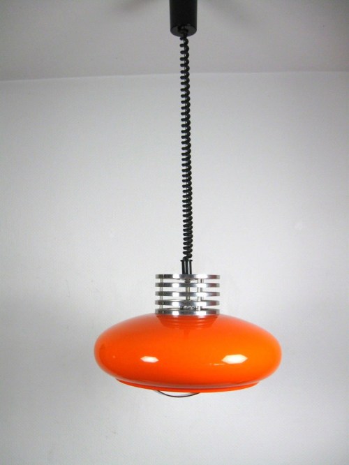 Bild 2 von 70er Ufo-Lampe Orange