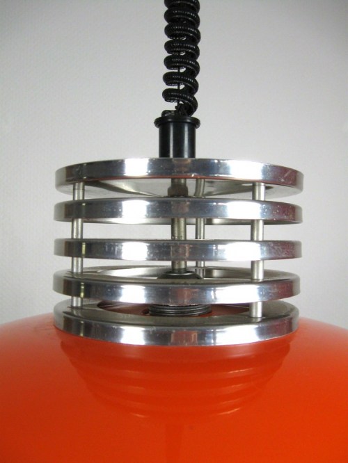 Bild 4 von 70er Ufo-Lampe Orange