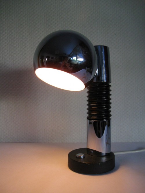 Bild 4 von 70er Tischlampe Chrom