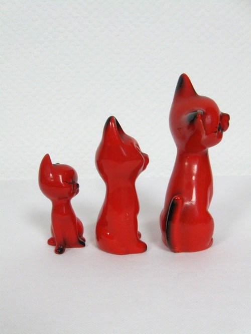 Bild 4 von 70er Keramik Katzen