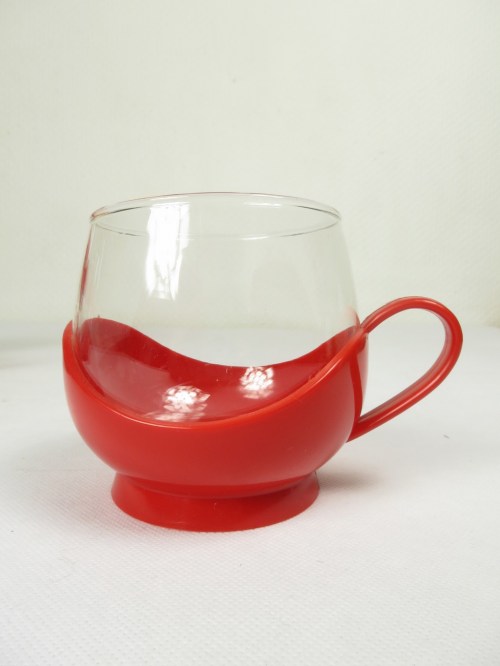 Bild 4 von Vintage Melitta rotes Tee Becher Set