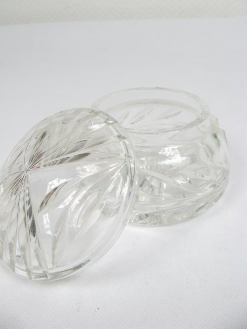 Bild 2 von 70er Glasdose Kristall