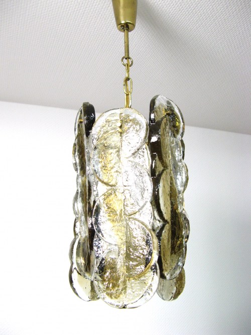 Bild 2 von 70er Lampe Kalmar Iceglas