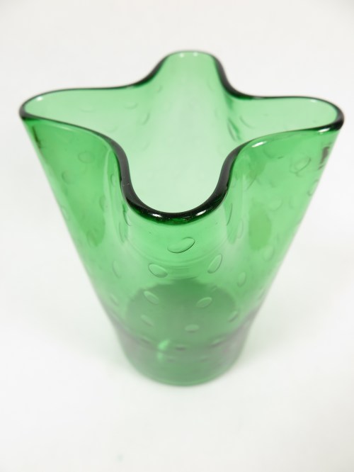 Bild 2 von 60er Glasvase grün