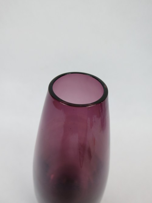 Bild 4 von 60er Glasvase Rauchglas