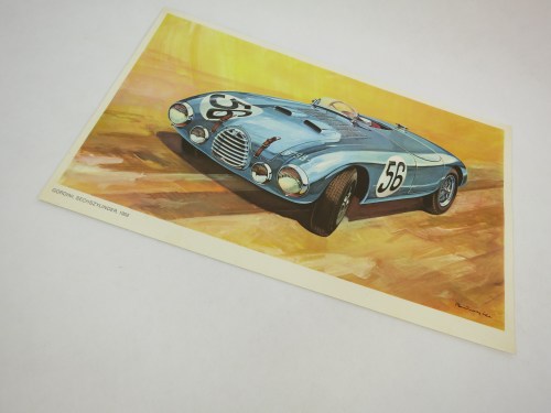 Bild 3 von Rennsportwagen Gordini, Sechszylinder, 1952 Druck von 1968