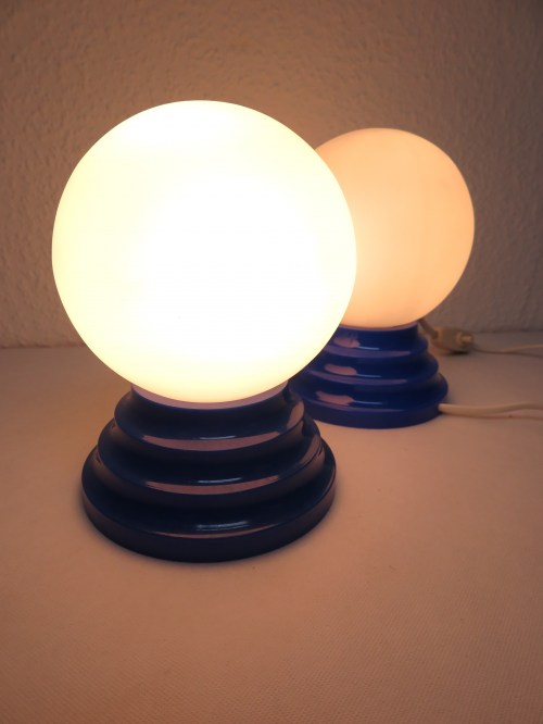 Bild 6 von 70er Nachttischlampen Set 