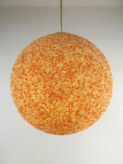 Bild 1 von 70er Kugellampe Orange XL