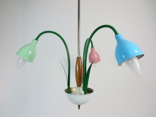 Bild 3 von 70er Lampe pastelfarben