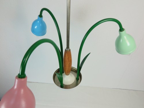 Bild 4 von 70er Lampe pastelfarben
