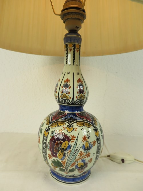 Bild 2 von 60er Lampe Delft Tischlampe