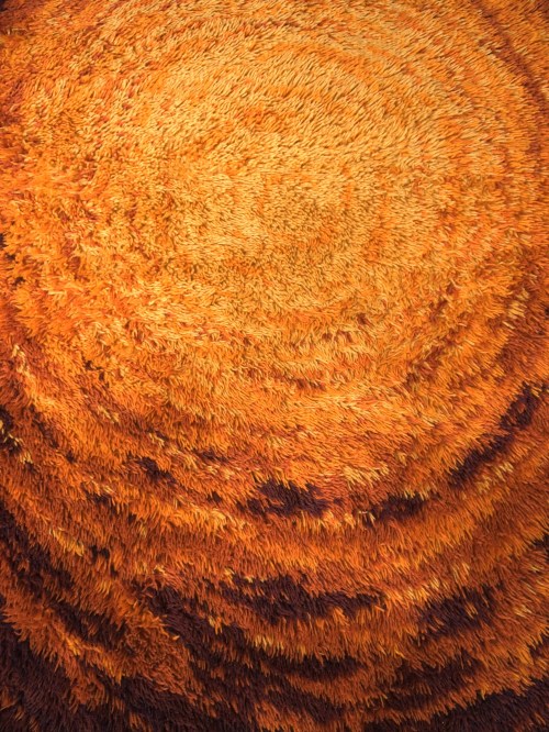 Bild 3 von Vintage Woll-Teppich Orange-Braun 120x200