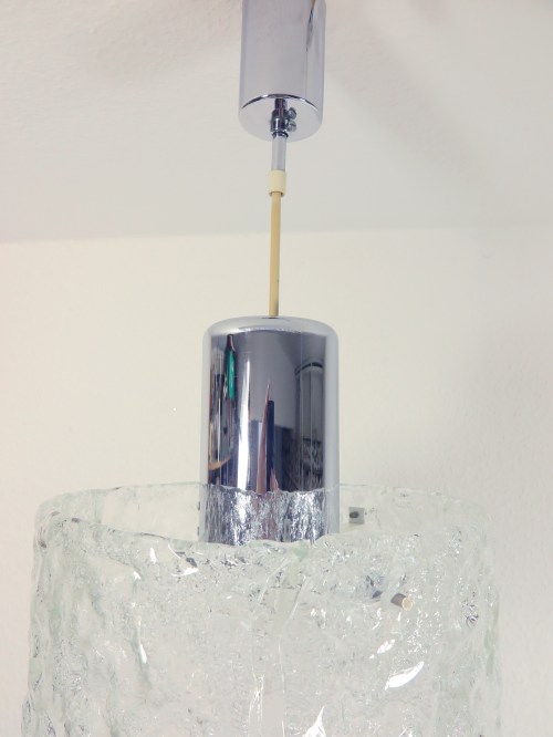 Bild 6 von 70er Lampe, Deckenlampe, echter Glasschirm