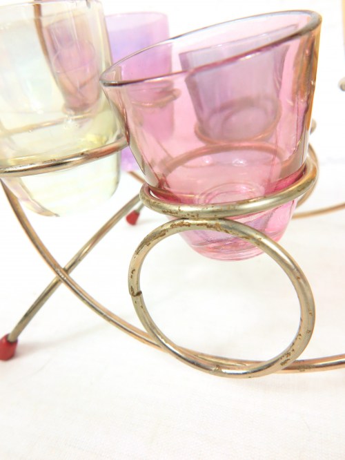 Bild 4 von 50er Schnapsglashalter mit Gläsern
