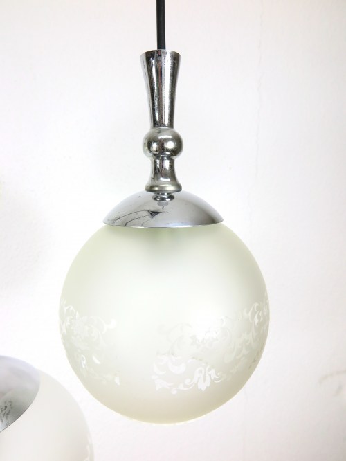 Bild 4 von 70er Kaskaden Lampe mit 4 Glaskugeln