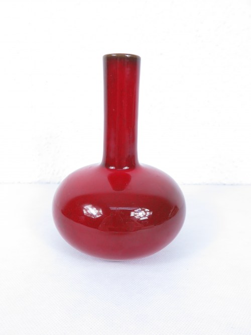 Bild 1 von 70er Vase Rot Keramik