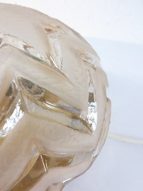 Bild 5 von 70er Wandlampe Glasschirm
