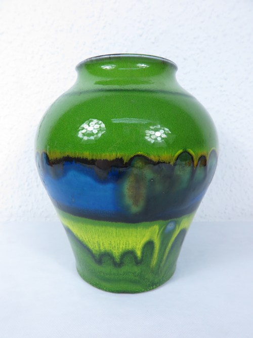 70er Vase Hutschenreuter Grün