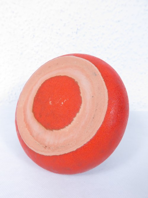 Bild 5 von 70er Keramik Vase Rot/Orange