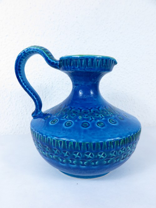 60er Vase mit Henkel Bitossi ARS Italyca