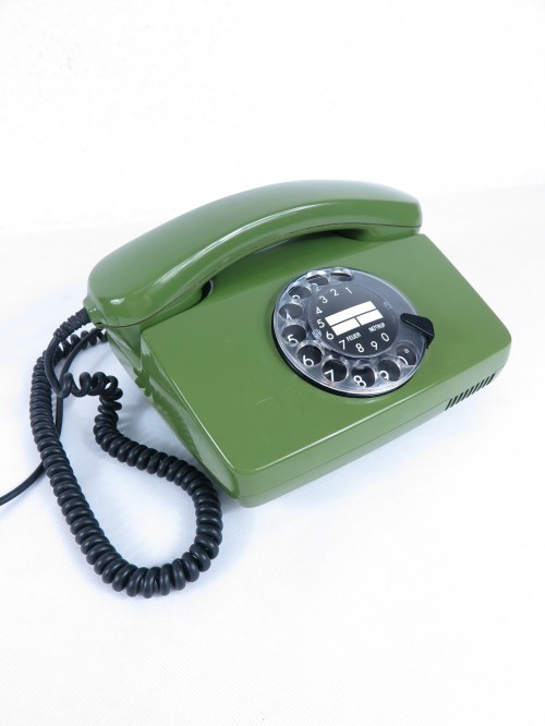 80er Telefon Grün