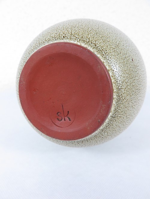 Bild 3 von 50er Vase Eierschalen Optik