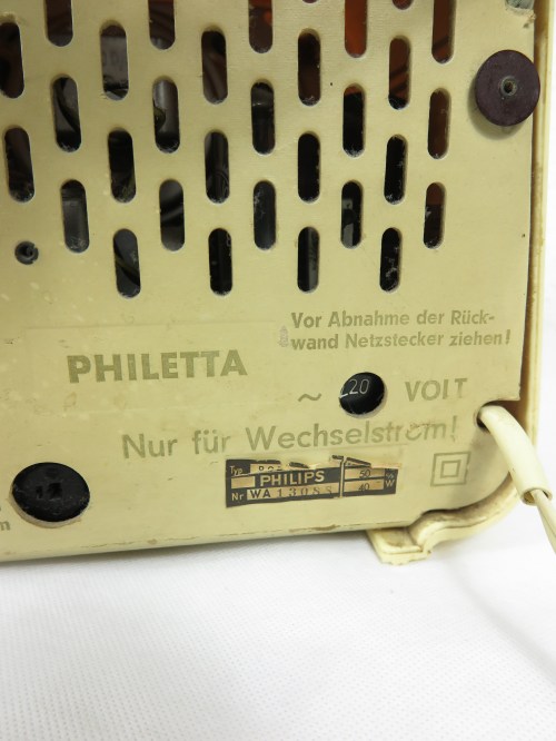 Bild 5 von 50er Philetta Radio, Röhrenradio, Philips