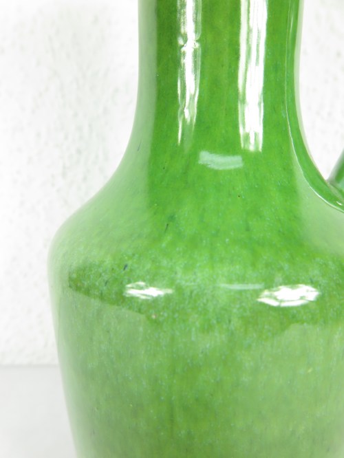 Bild 3 von 70er Strehla Keramik Vase Grün