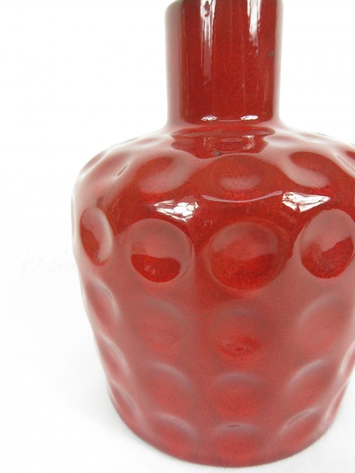 Bild 3 von 70er Vase Keramik Melitta Rot