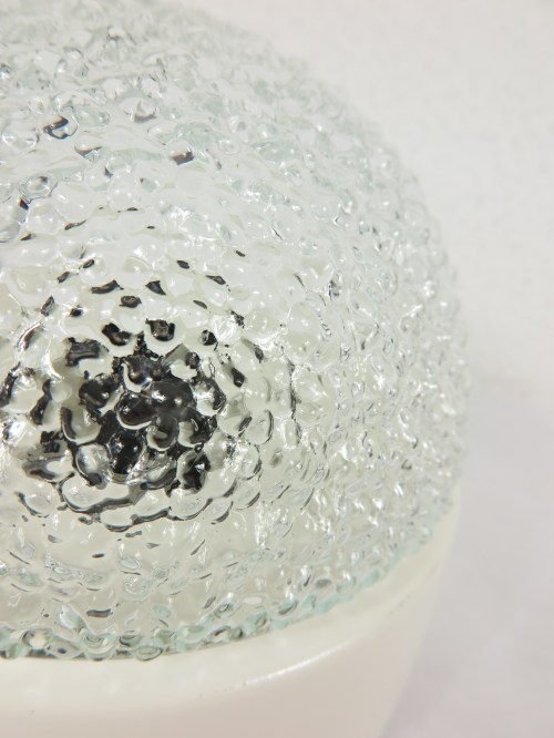 Bild 4 von 60er Wandlampe Glasschirm