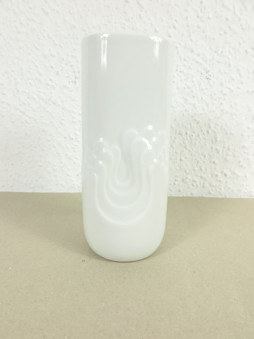 70erweiße  Porzellan Vase Thomas