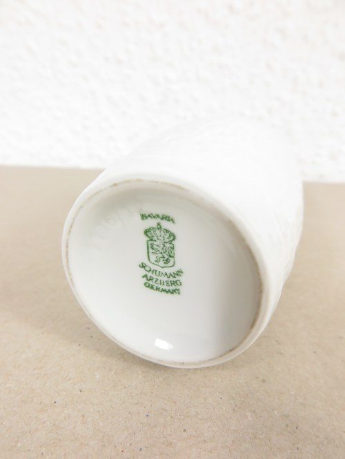 Bild 3 von 70er kleine Porzellan Vase, Weiß, Schumann, Arzberg
