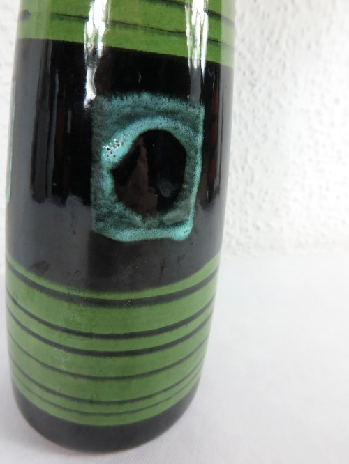 Bild 3 von 70er Vase Keramik Grün