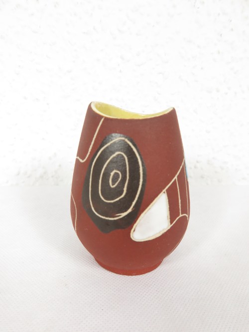Bild 2 von 50er Mini Vase, kleine Keramikvase
