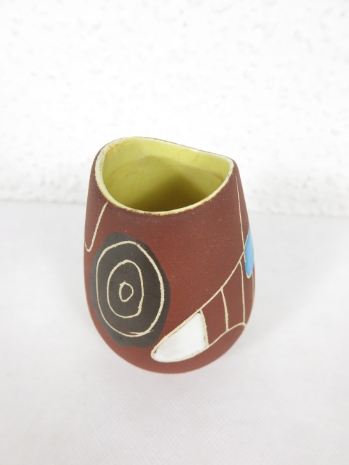 Bild 3 von 50er Mini Vase, kleine Keramikvase