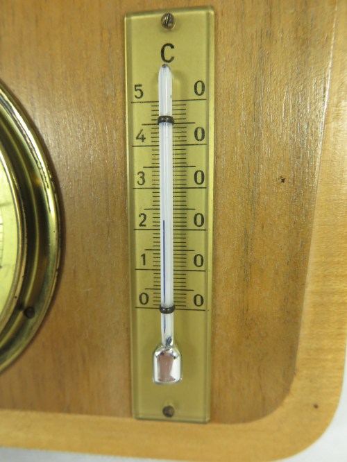 Bild 5 von 60er Barometer mit Thermometer, Gischard