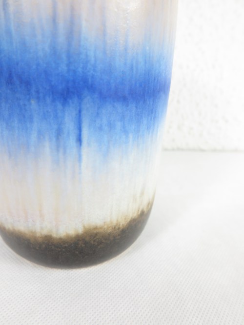 Bild 3 von 70er Vase mit Blau, Scheurich Keramik