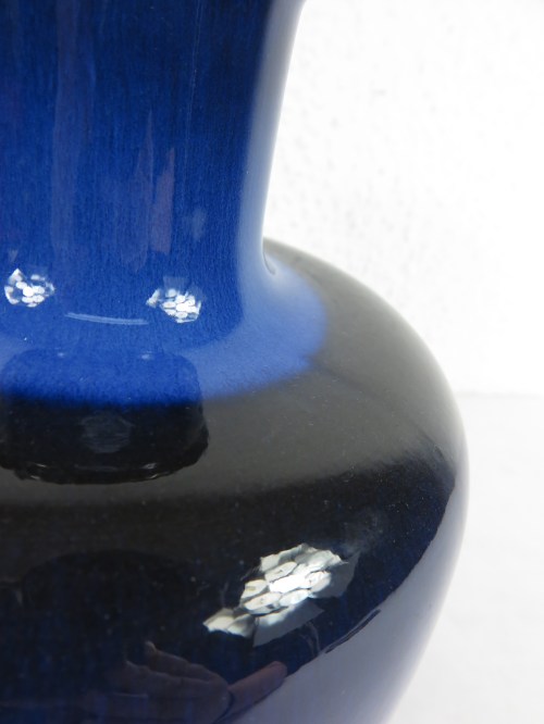Bild 3 von 70er Vase Blau, Scheurich Keramik