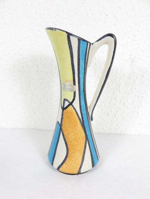 Bild 1 von 60er Vase Bay, Keramikvase, Henkelvase