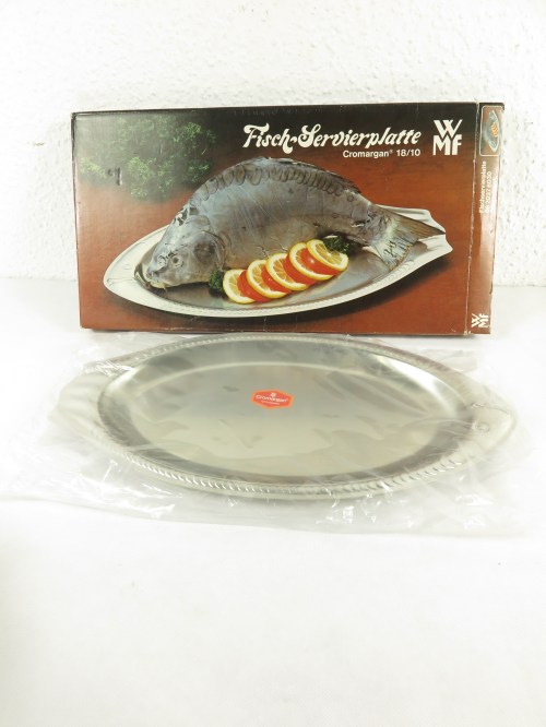 70er WMf Fisch - Servierplatte