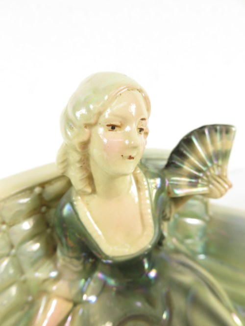 Bild 4 von 50er Porzellan Figur Frau auf Sofa